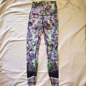 Lululemon Wunder Under Hi-Rise Pant Nulux Vivid Vision purple‎ size 6